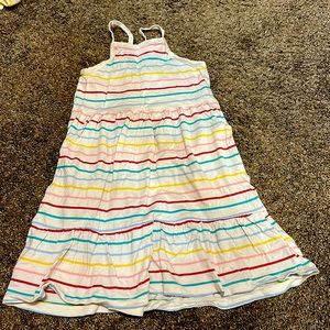 Colorful Striped Kids Dress